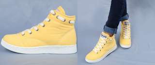 Womens 5Color Cotton Lace Up High Top Sneakers Shoes US 6~8 / Womans 