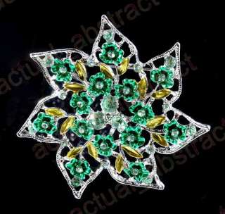 FREE FLOWER 6Xbrooch pin W Swarovski Crystal wholesale  