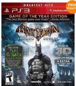 Batman: Arkham Asylum (Game of the Year Edition) (Sony Playstation 3 