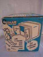Vintage MOSLER Junior KING SIZE SAFE BANK w/ BURGLAR ALARM In BOX 