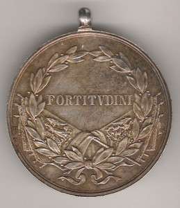 Karl Österreich Habsburg Karl Fortitudini medal Silber  