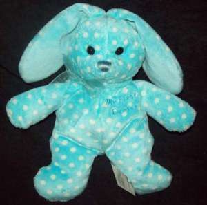  Blue MY FIRST EASTER Bunny Rabbit DOTS Plush  