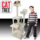 Deluxe 52 Cat Tower Tree Condo Scratcher Furniture Kitten House 