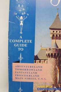   Disneyland Vintage A Complete Park Walt Guide Map Photo Book  