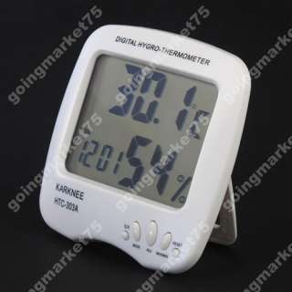 features features display temperature humidity and time simultaneously 