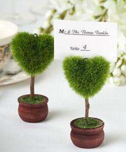 Unique Heart Design Topiary Place Card Holder Wedding 638054053682 