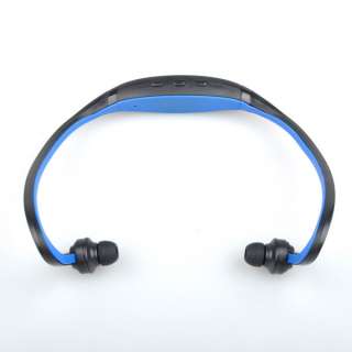 Hot Blue Sport  Music Player Wireless Handsfree Headphones  