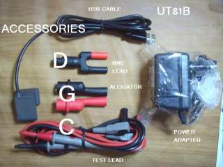 accessories test lead usb cable interface alligator clips power 