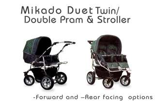 Duet TWIN/Double Pram&Pushchair with ALL ACCESSORIES  