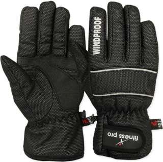 winter gloves core windstopper cycling / bike mens gloves black  