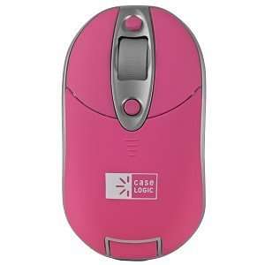 Case Logic Pink Optical Wireless Mouse For Notebooks