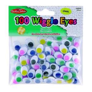  Charles Leonard Wiggle Eyes   Oval   15mm/Assorted Colors 