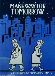 1937 Classic Leo McCarey Make Way for Tomorrow DVD 9  