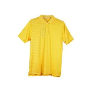 Adidas Coolmax Short Sleeve Golf Polo Yellow Shirt M:  