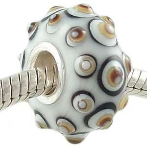   and Solid 925 Sterling Silver Core Bead fits European Charm Bracelet