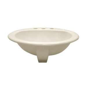  Decolav 19 Inch Self Rimming Round Vitreous China Drop in 