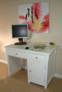 Small White Computer Desk / White Office Desk / High Quality White 