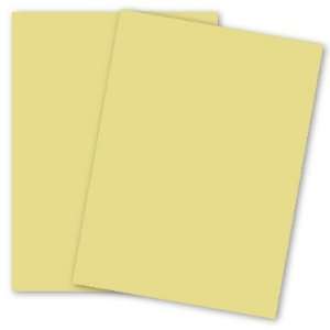  Domtar Colors   CANARY   Opaque Text   11 x 17 Paper   24 