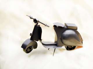 Recycled Metal Art Vespa Scooter Bike Bicycle Figurine Handicraft 