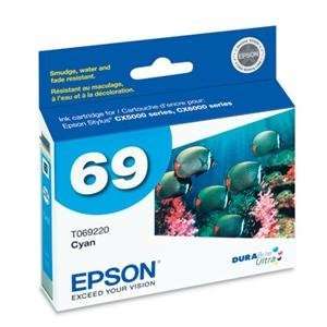    New   69 Cyan Ink Cartridge by Epson America   T069220 Electronics