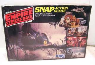 1981 MPC Model Kit STAR WARS Snap Action Scene ENCOUNTER WITH YODA ON 