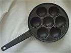 aebleskiver cast iron pan  