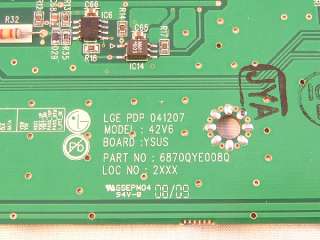   6871QYH029A LG Plasma Y Sustain Board RZ42PX11 V6 PDP