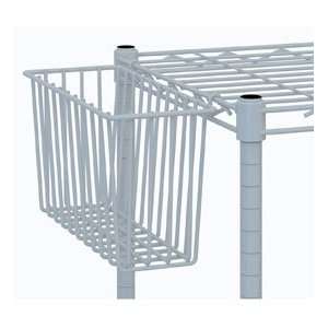  Deep Intermetro Wire Basket White Furniture & Decor