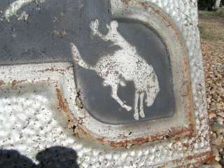 Antique Ceiling Tin Wall Tile 1800s Cowboy Western Art 20 x 23 XX2 