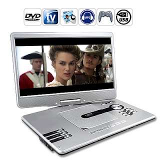 Portable Multimedia DVD Player with 15 Inch Widescreen   NEW  