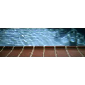  Rippled Water Surface in a Swimming Pool, California, USA 