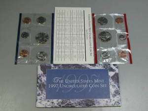 1997 P and D United States Mint Uncirculated Coin Set  