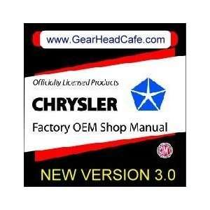  1949 thru 1950 Chrysler Factory Shop Manual on CD rom 