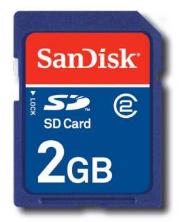 Sandisk 2GB SD Memory Card 2 GB Secure Digital 2G NEW 619659021221 