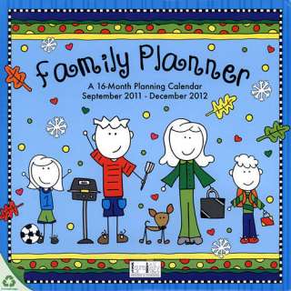 Laura Kelly Family Planner 2012 Pocket Wall Calendar  