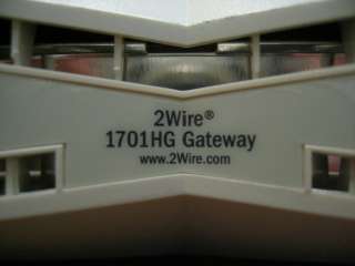 2Wire 1701HG Gateway Wired 4 Port Local Ethernet Router  