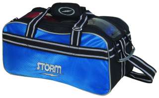 Storm Black & Blue 2 Ball Bowling Bag Tote  
