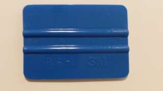 3M BLUE HARD PLASTIC CARD SQUEEGEE VINYL & DINOC DI NOC  