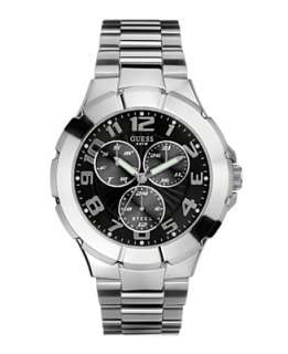 GUESS Watch, Black Stainless Steel Bracelet G10178G   All Watches 