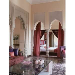 Bedroom Suite, Usha Kiran Palace Hotel, Gwalior, Madhya Pradesh State 