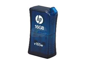    HP V165w 16GB USB 2.0 Flash Drive Model P FD16GHP165 EF