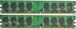 4GB DDR2 PC5300 PC2 5300 667 Mhz LOW DENSITY Desktop Memory PC 5300 2x 