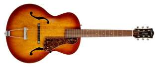   Archtop Jazz Style Acoustic Guitar (Cognac Burst) Musical Instruments