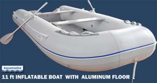 11  INFLATABLE FISHING BOAT DINGHY SPORT RAFT AL  