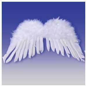  Childrens White FEATHER ANGEL WINGS: Toys & Games