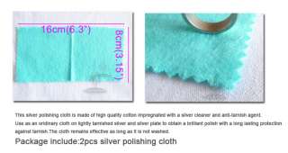 Silver Polishing Cloth Polish Cleaner Anti Tarnish  