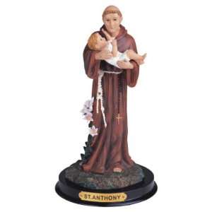  9 Inch Saint Anthony Holy Figurine Religious Decoration Statue 