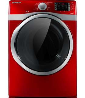 NEW Samsung Red Steam Front Load Washer and Steam Gas Dryer WF511ABR 