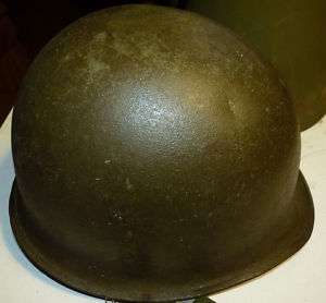 WWII WW2 US Military Named Helmet & Liner  