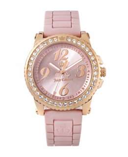 Juicy Couture Watch, Womens Pedigree Pink Jelly Strap 1900723   All 